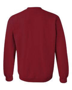 Gildan 18000 Unisex Heavy Blend™ Crewneck Sweatshirt – Cardinal Red (back)