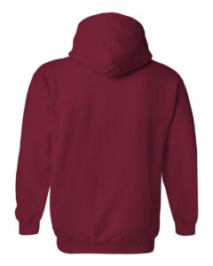 Gildan 18500 Unisex Heavy Blend™ Hooded Sweatshirt – Cardinal Red (back)