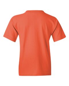 Gildan 5000B Youth Heavy Cotton™ T-Shirt – Coral Silk (back)