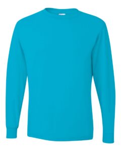 JERZEES 29LSR Unisex Dri-Power® Long Sleeve 50/50 T-Shirt – California Blue