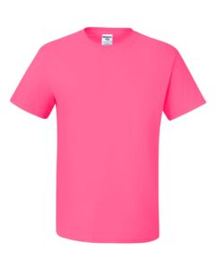 JERZEES 29MR Unisex Dri-Power® 50/50 T-Shirt – Neon Pink