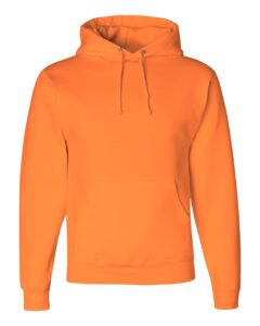 JERZEES 4997MR Unisex Super Sweats NuBlend® Hooded Sweatshirt – Safety Orange