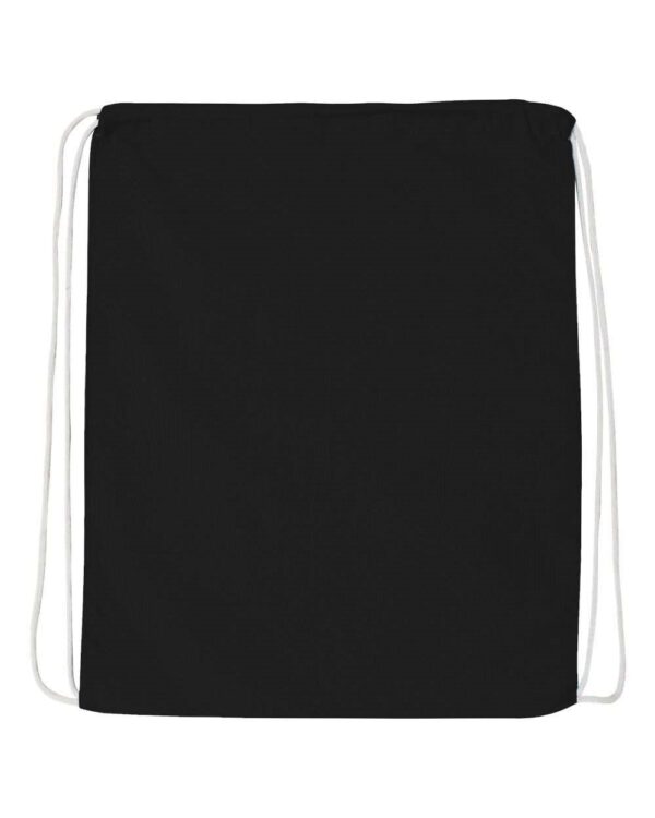 Q-Tees Economical Cotton Drawstring Bag