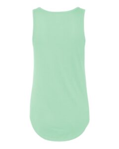 BELLA + CANVAS 8805 Women’s Flowy V-Neck Tank – Mint (back)