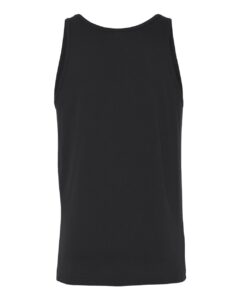 BELLA + CANVAS 3480 Jersey Tank – Black (back)