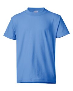 Hanes 5370 Youth EcoSmart® T-Shirt – Carolina Blue