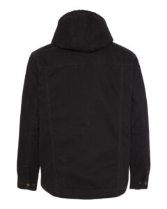 DRI DUCK 5090 Men’s Laredo Boulder Cloth™ Canvas Jacket with Thermal Lining – Black (back)