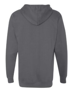 Independent Trading Co. SS4500 Unisex Midweight Hooded Sweatshirt – Charcoal (back)