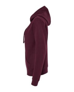 Independent Trading Co. SS650 Women’s Junior Fit Heavenly Fleece Lightweight Hooded Sweatshirt – Light Blackberry (side)