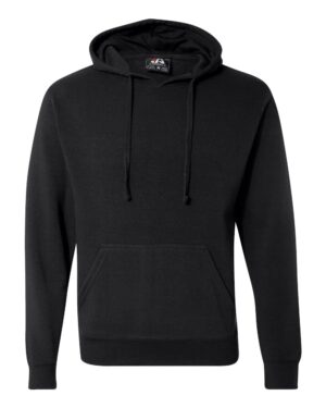 J. America 8620 Men’s Cloud Fleece Hooded Sweatshirt – Black