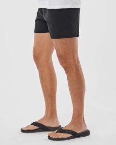 Boxercraft C11 Men’s Cotton Boxers – Black (on model side)