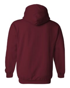 Gildan 18500 Unisex Heavy Blend™ Hooded Sweatshirt – Garnet (back)
