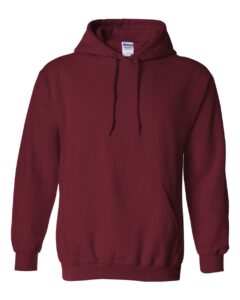 Gildan 18500 Unisex Heavy Blend™ Hooded Sweatshirt – Garnet