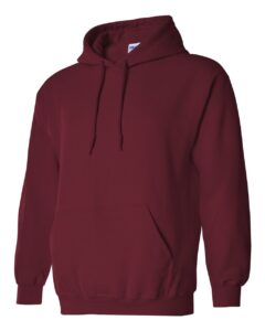 Gildan 18500 Unisex Heavy Blend™ Hooded Sweatshirt – Garnet (side)