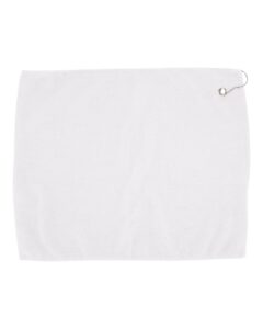 Carmel Towel Company C1518MGH Microfiber Golf Towel – White (back)