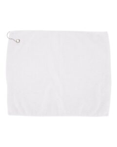 Carmel Towel Company C1518MGH Microfiber Golf Towel – White