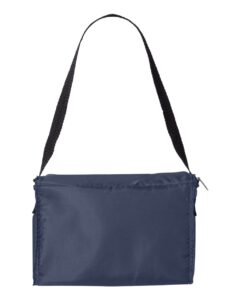 Liberty Bags 1691 Joe 6-Pack Cooler – Navy (back)