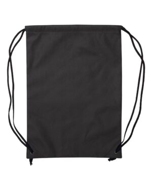 Liberty Bags A136 Non-Woven Drawstring Backpack – Black