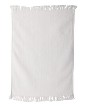 Carmel Towel Company C1118 Fringed Towel – White