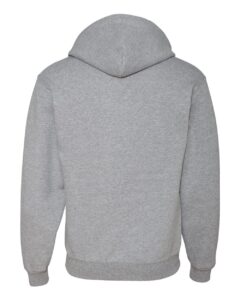 JERZEES 993MR Unisex NuBlend® Full-Zip Hooded Sweatshirt – Athletic Heather (back)