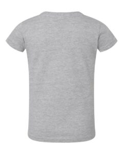 Rabbit Skins 3316 Toddler Girls Fine Jersey Tee – Heather (back)