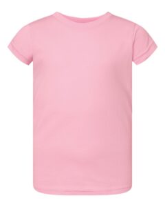 Rabbit Skins 3316 Toddler Girls Fine Jersey Tee – Pink