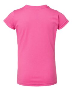 Rabbit Skins 3316 Toddler Girls Fine Jersey Tee – Raspberry (back)