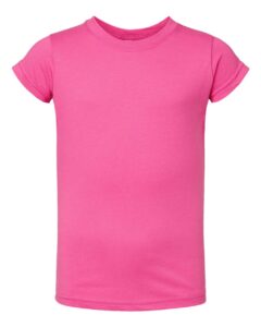Rabbit Skins 3316 Toddler Girls Fine Jersey Tee – Raspberry