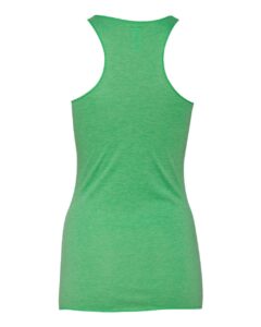 BELLA + CANVAS 8430 Women’s Triblend Racerback Tank – Green Triblend (back)