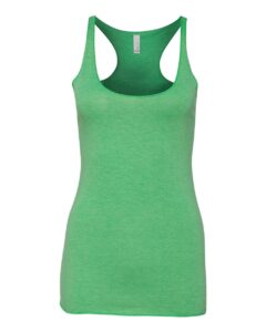 BELLA + CANVAS 8430 Women’s Triblend Racerback Tank – Green Triblend