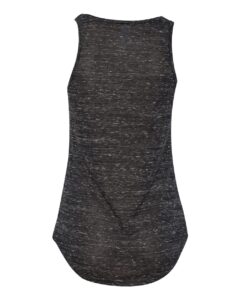 BELLA + CANVAS 8805 Women’s Flowy V-Neck Tank – Black Marble (back)