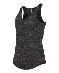 BELLA + CANVAS 8805 Women’s Flowy V-Neck Tank – Black Marble (side)