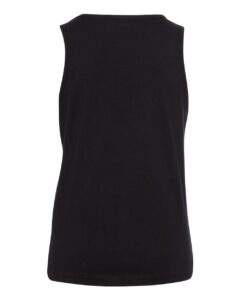 BELLA + CANVAS 3480Y Youth Jersey Tank – Black (back)