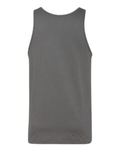 BELLA + CANVAS 3480 Jersey Tank – Asphalt (back)