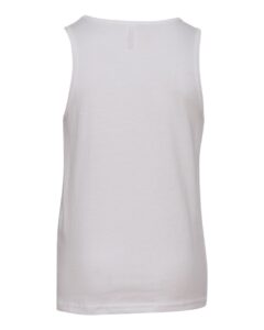 BELLA + CANVAS 3480Y Youth Jersey Tank – White (back)