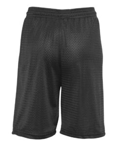 C2 Sport 5209 Youth Mesh Shorts – Black (back)