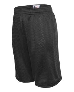 C2 Sport 5209 Youth Mesh Shorts – Black (side)