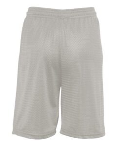 C2 Sport 5209 Youth Mesh Shorts – Silver (back)