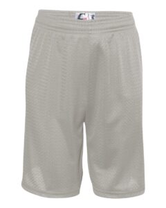 C2 Sport 5209 Youth Mesh Shorts – Silver