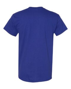 Heavy Cotton T-Shirt – Cobalt (back)
