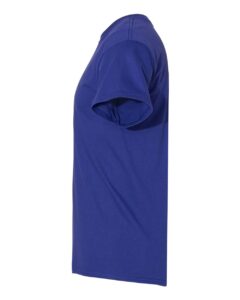 Heavy Cotton T-Shirt – Cobalt (side)