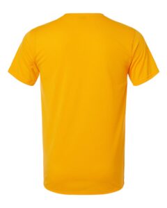 Gildan 42000 Unisex Performance® T-Shirt – Gold (back)
