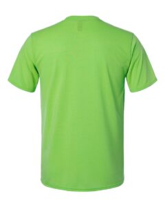 Gildan 42000 Unisex Performance® T-Shirt – Lime (back)