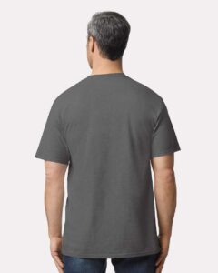 Gildan 2000T Men’s Tall Ultra Cotton® T-Shirt – Charcoal (on model back)