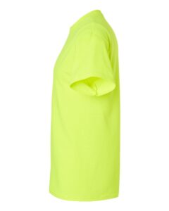 Gildan 2000T Men’s Tall Ultra Cotton® T-Shirt – Safety Green (side)