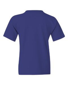 Gildan 5000B Youth Heavy Cotton™ T-Shirt – Cobalt (back)