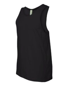 Next Level 3633 Unisex Cotton Tank – Black (side)