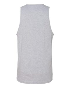 Next Level 3633 Unisex Cotton Tank – Heather Grey (back)
