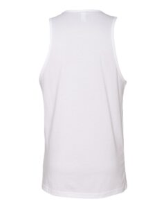 Next Level 3633 Unisex Cotton Tank – White (back)