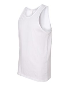 Next Level 3633 Unisex Cotton Tank – White (side)